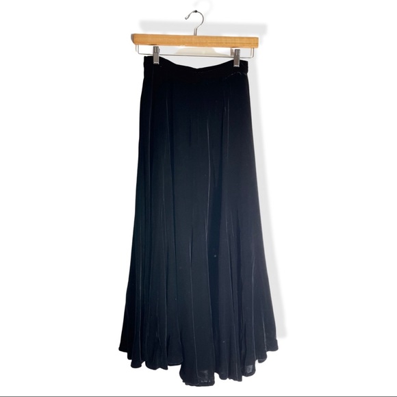 Vintage Dresses & Skirts - Vintage Velvet Maxi Skirt